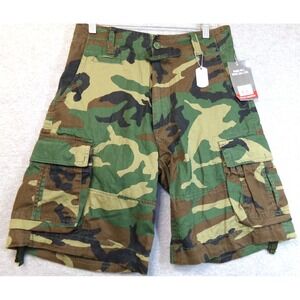 Rothco Infantry Utility Shorts Mens Camo Size XS‎ Woodland Camo NWT